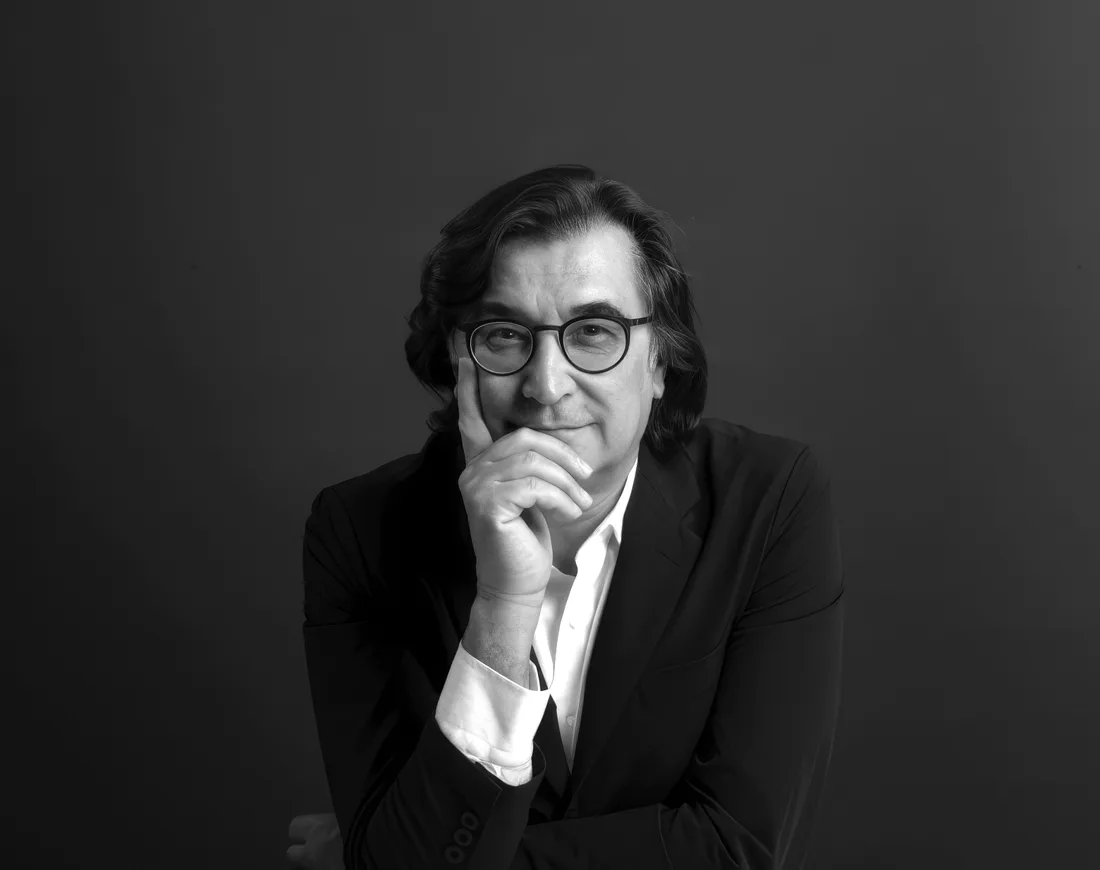 Mimar Ali Osman Öztürk — siyah beyaz portre